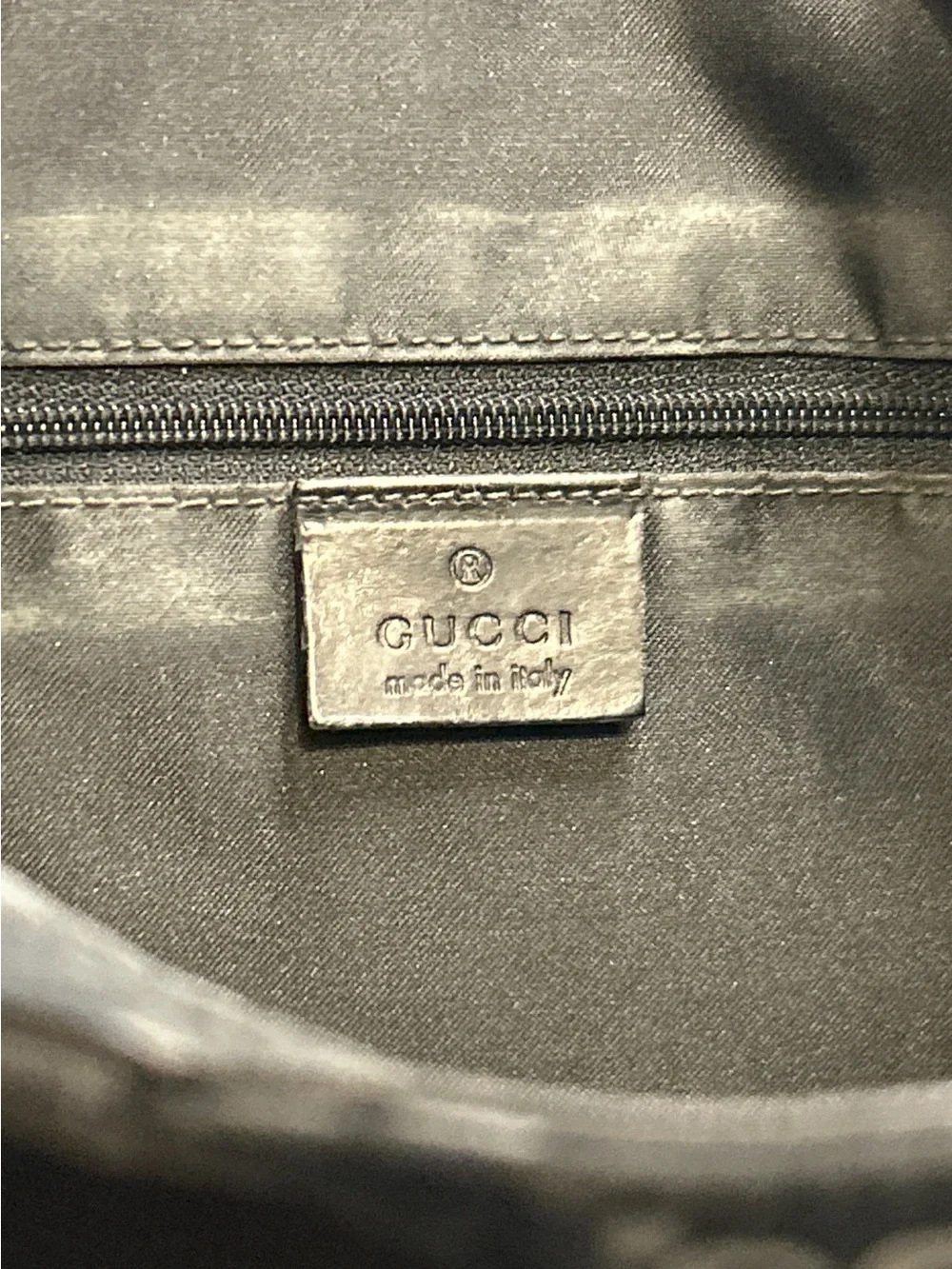 Vintage Gucci Jackie GG Monogram Shoulder Hobo with Silver Hardware - Picture 7 of 12